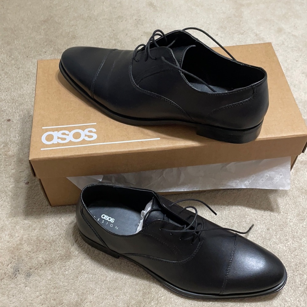 Asos Men’s Black Dress Shoes never worn with box
